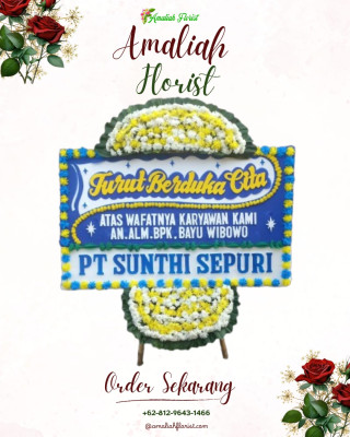 Papan Bunga Duka di Balai Kurai Taji