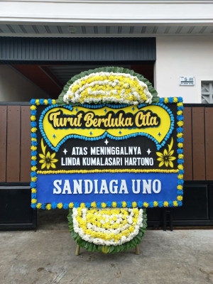 Papan Bunga Duka di Balai Kurai Taji